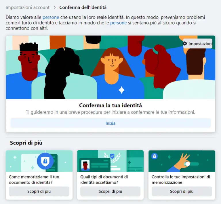 Verifica Documento Facebook
